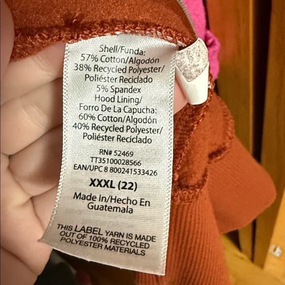 Time and Tru Rust Utility Jacket Size 2xl - Picture 3 of 3